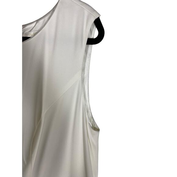 Women's Sleeveless Hanpciers Whit Summer Dress Size Medium - Picture 2 of 7